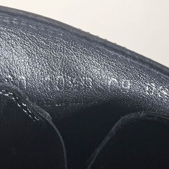 Robert Zur Dress Leather Loafer Slip on Silver Horsebit Shoes Men\'s Black Size 1 main image 6